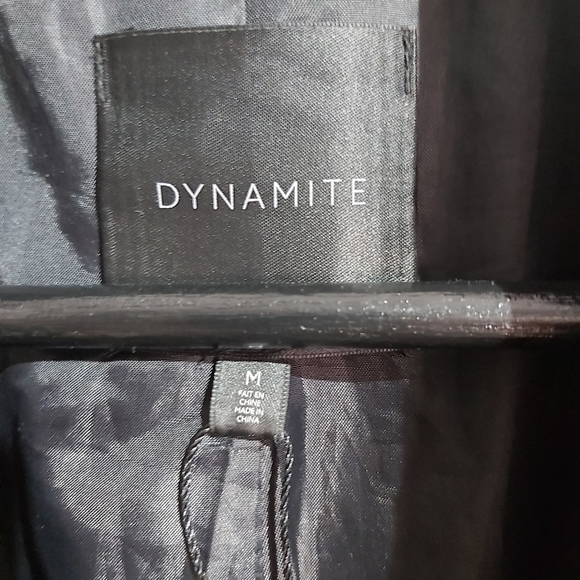 Black basic dynamite blazer - Picture 3 of 3